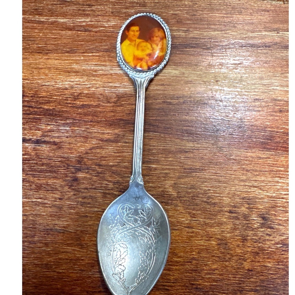 W.A.P.W. Souvenir Spoon Royal Family Silver Plated 4.25in Vintage